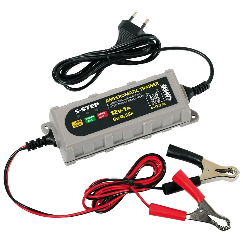 Hit Sezóny Inteligentní nabíječka 6/12V s mikroprocesorem 1000 mA PB/GEL, 4 -120Ah LAMPA