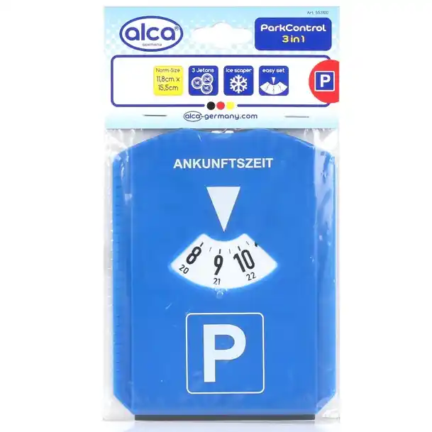 Škrabka na sníh a led s parkovacími hodinami + žetony ALCA Akční Cena