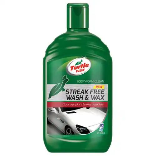Šampón na auto s voskem Turtle Wax Streak Free Wash & Wax (500 ml) Nejprodávanější