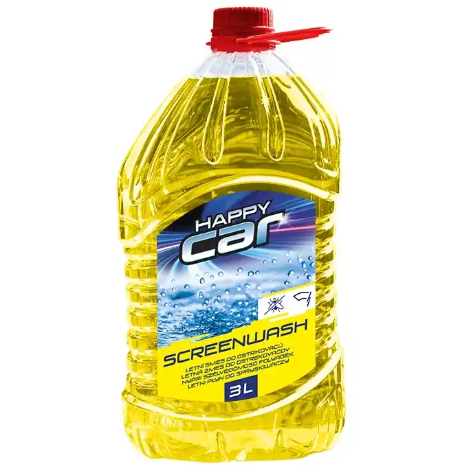 Letní kapalina do ostřikovačů Happy Car - 3 litry Ověřený