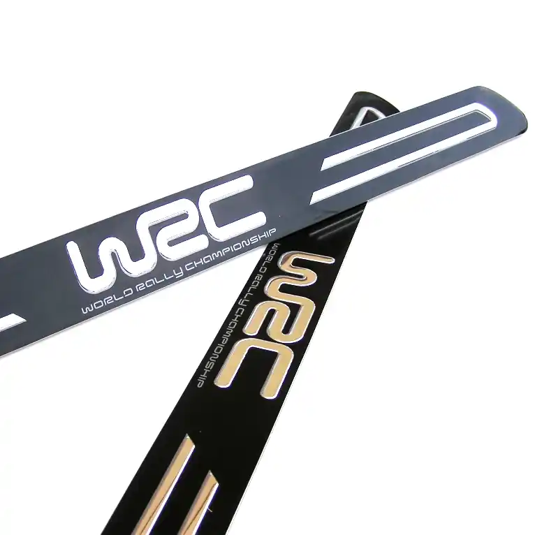 Univerzální prahové lišty na auto WRC BLACK (550 x 40 mm) - 2 ks - Avisa Výhodná Nabídka