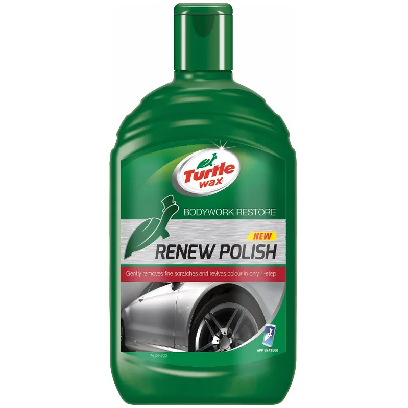 Leštěnka na auto pro renovaci laku TURTLE WAX RENEW POLISH, 500 ml Akční Nabídka