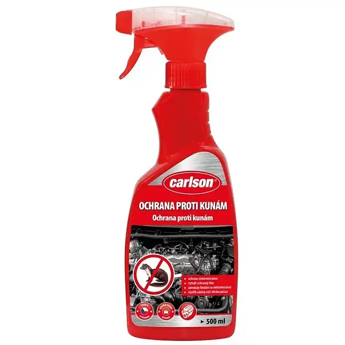 Novinka Ochrana proti kunám a hlodavcům CARLSON, 500 ml