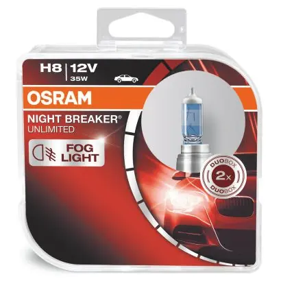 Žárovky H8 Osram Night Breaker Unlimited +110% (DUO BOX 2 ks) Hit Sezóny