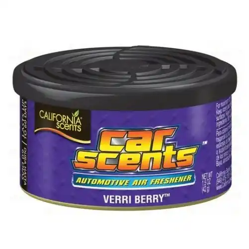 Horká Nabídka Vůně do auta, plechovka CALIFORNIA CAR SCENTS, borůvka Verri Berry