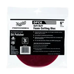 Meguiar‘s Soft Buff Foam Cutting Disc 6" - korekční kotouč pro DA leštičku (tvrdý), 6palcový Objednat Nyní