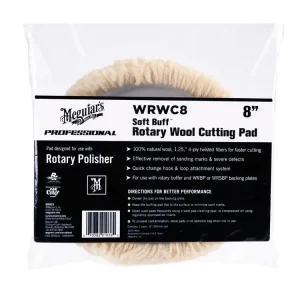 Meguiar‘s Soft Buff Rotary Wool Pad 8" / 200 mm - vlněný leštící kotouč určený pro rotační leštičku, 8" Cenový Hit