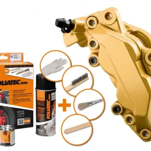 FOLIATEC dvousložková barva na brzdy zlatá (Prestige gold metallic) Značkový