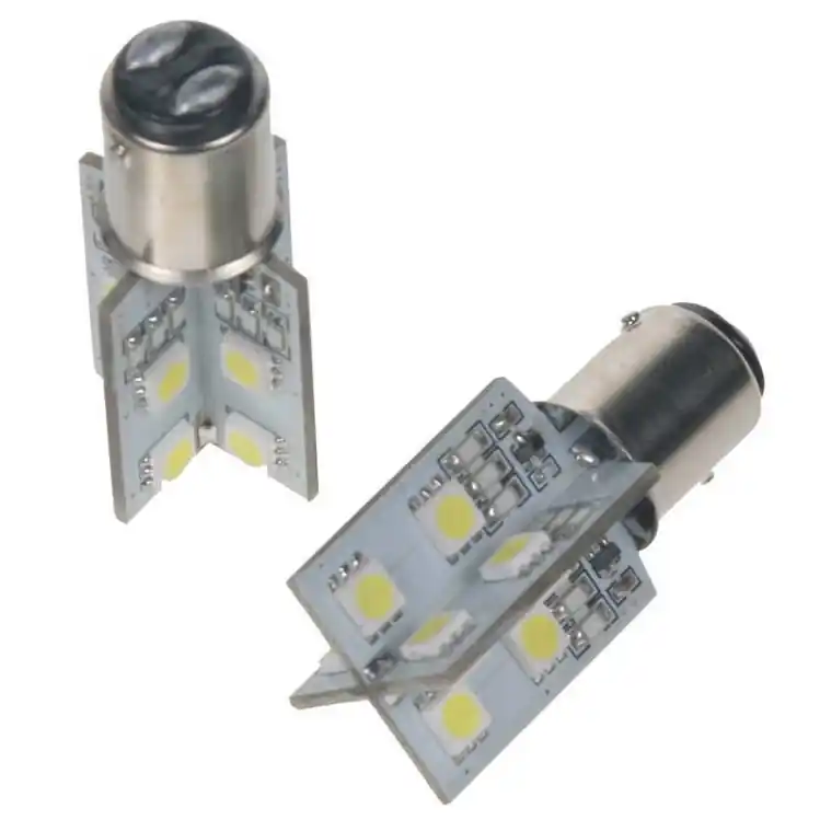 CAN-BUS diodové žárovky BAY15D - 16 SMD LED - bílé (2 ks) - dvouvláknové Značkový