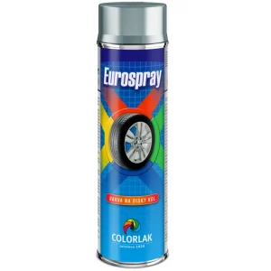 Barva, sprej na hliníková kola COLORIT, černý matný, 500 ml Vrácení Zdarma