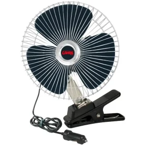 Akční Nabídka Ventilátor do auta 12V LAMPA CHROME FAN 8", kovový s klipsovým úchytem