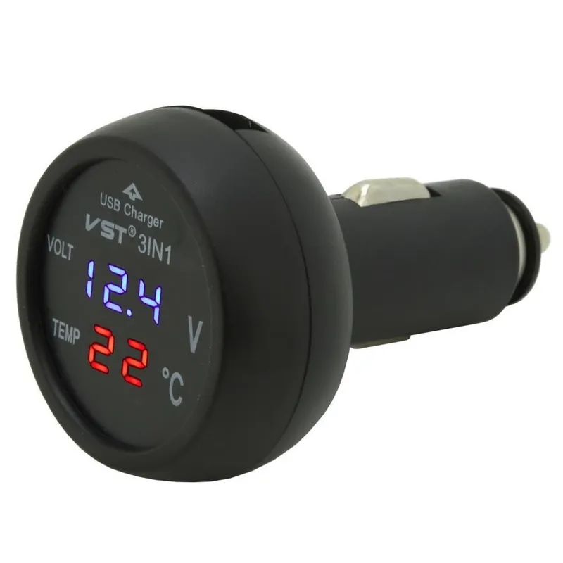 Top Prodej Tester autobaterie, teploměr a USB port 2100 mA COMPASS MULTI