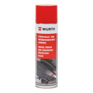 Ochrana podvozku před odletujícím štěrkem (kaučuk), sprej, černý, 500 ml - Würth Objednat Nyní