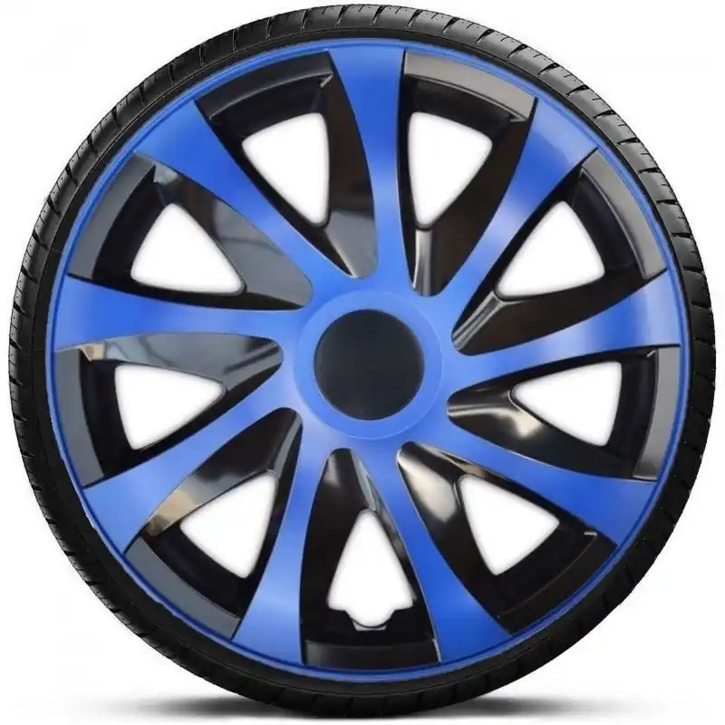 Poklice na kola - kryty kol DRACO blue 14" - sada 4 ks - NRM Cenový Hit