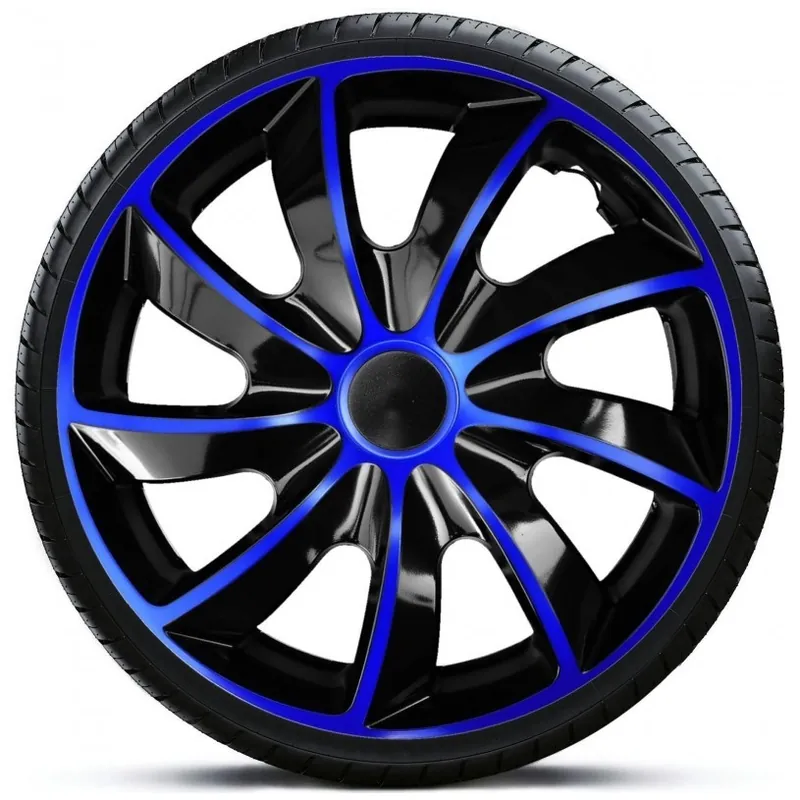 Nakupujte Hned Poklice na kola - kryty kol Quad Blue 15" - sada 4 ks - NRM