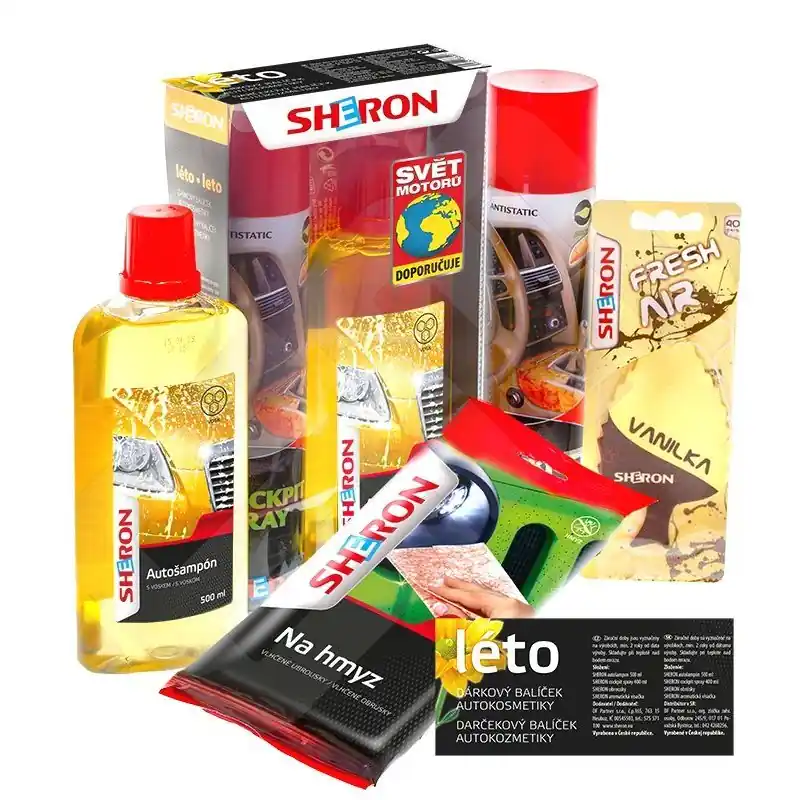 Akční Cena Letní dárkový balíček autokosmetiky Sheron - sada 4 ks