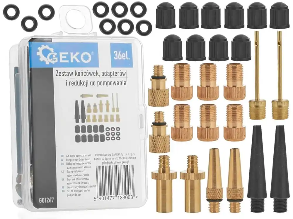 Sada adaptérů na huštění pneumatik, 36 ks Bezpečná Platba