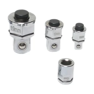 Adaptéry pro ráčnové klíče, rozměry 1/4", 3/8", 1/2", sada 4 kusy - BGS 8210 Nová Kolekce