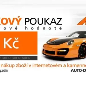 Dárkový poukaz na odběr zboží v hodnotě 500 Kč Vysoce Kvalitní