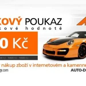 Aktuální Dárkový poukaz na odběr zboží v hodnotě 1000 Kč