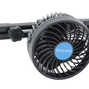 Ventilátor do auta 12V na opěrku hlavy pro cestující vzadu COMPASS Zlevněný