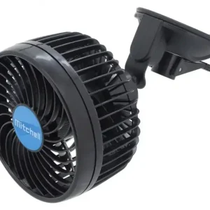 Ventilátor do auta na přísavku 12V 115 mm COMPASS Nejlepší Cena