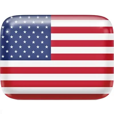 Nová Kolekce Samolepicí vlajka USA 50x30 mm, 3D efekt