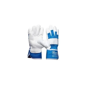 Dětské pracovní rukavice PREMIUM BLUE JUNIOR, modrobílé, věk 4 - 6 let Výprodej