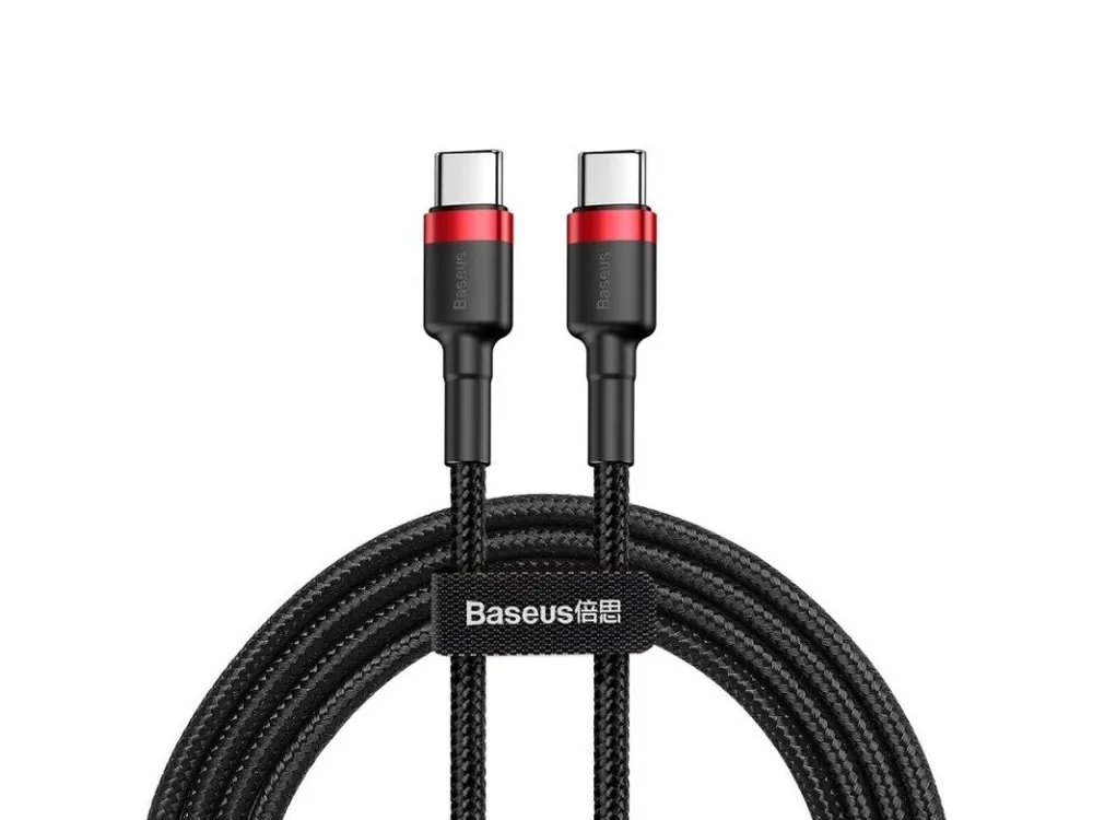 Cenová Bomba Kabel USB-C na USB-C PD BASEUS Cafule PD 2.0 QC 3.0 60W 200 cm