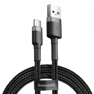 Bezpečná Platba Kabel USB na USB-C BASEUS Café 2A 300 cm
