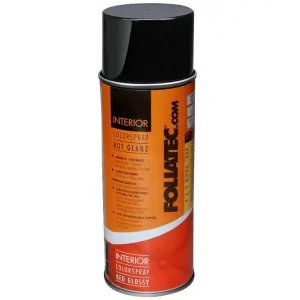 Červená lesklá barva na interiér vozu FOLIATEC Interior Color Spray 2006, 400 ml Výprodej