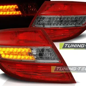 Hit Sezóny MERCEDES C-KLASA W204 07-10 SEDAN - zadní LED světla červeno kouřová
