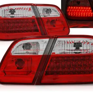 MERCEDES W210 E-KLASA 95-02 SEDAN - zadní LED světla červeno bílá Pouze Dnes
