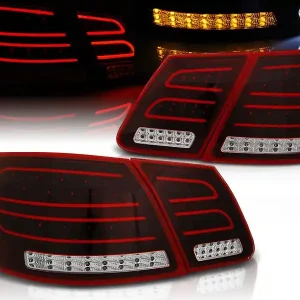 MERCEDES W212 E-KLASA 09-13 SEDAN - zadní LED světla červeno bílá LED BAR Tovární Cena