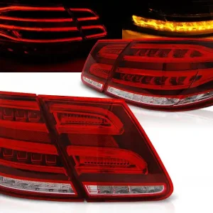 MERCEDES W212 E-KLASA 09-13 SEDAN - zadní LED světla červeno bílá LED BAR P21 Značkový