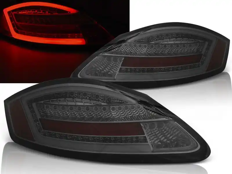 PORSCHE BOXSTER 987 / CAYMAN 05-08 - zadní LED světla kouřová LED BAR s dynamickým blinkrem Oblíbený