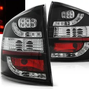 ŠKODA OCTAVIA II COMBI 04-12 - zadní LED světla černá Časově Omezené
