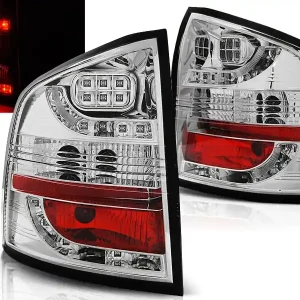 Časově Omezené ŠKODA OCTAVIA II COMBI 04-12 - zadní LED světla chrom