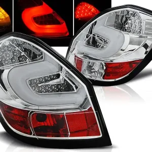 ŠKODA FABIA II 07-14 COMBI / HTB. - zadní LED světla chrom LED BAR Nejprodávanější