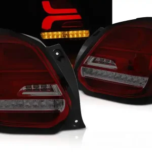 Oblíbený SUZUKI SWIFT VI 17- - zadní LED světla červeno kouřová LED BAR s dynamickým blinkrem
