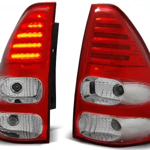Časově Omezené TOYOTA LAND CRUISER 120 03-09 - zadní LED světla červeno bílá
