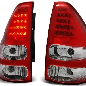 TOYOTA LAND CRUISER 120 03-09 - zadní LED světla červeno bílá Pouze Dnes