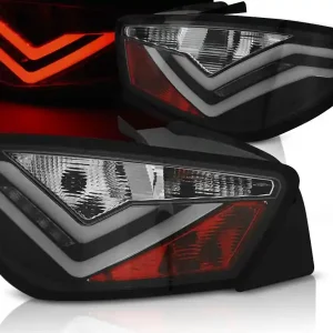 Super Cena SEAT IBIZA 6J 3D 08-12 - zadní LED světla černá LED BAR