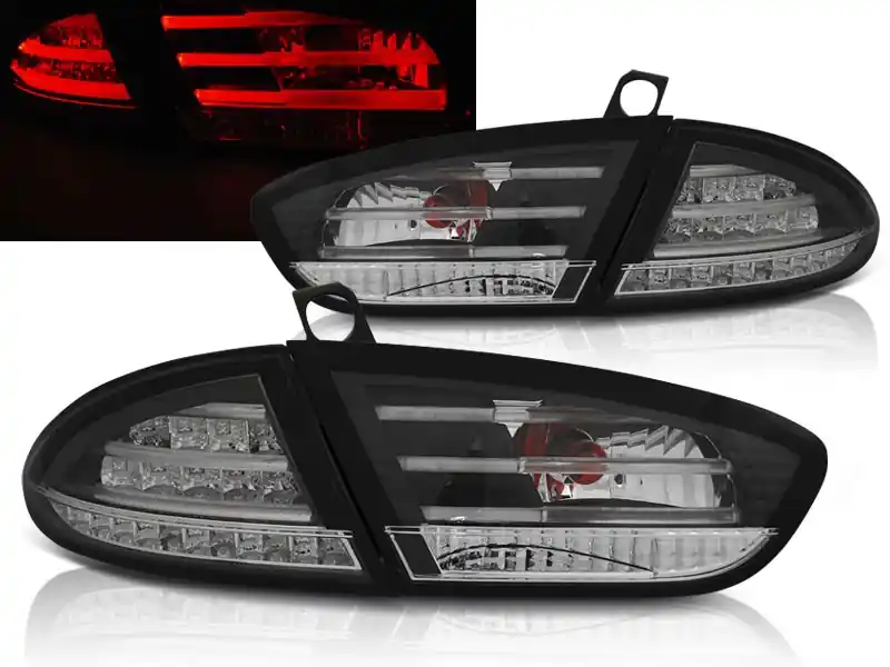 Vrácení Zdarma SEAT LEON 09-12 - zadní LED světla černá