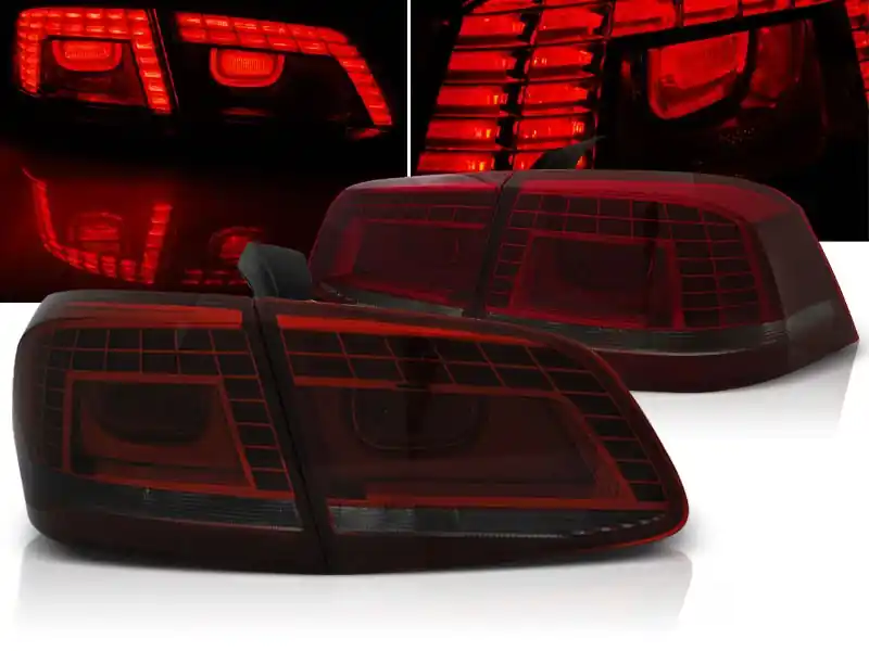Pouze Dnes VW PASSAT B7 10-14 SEDAN - zadní LED světla červeno kouřová