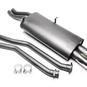Pouze Dnes TA Technix sportovní výfuk - BMW 3 E30 320i / 325i kromě M-Technic, 2x 76 mm DTM zahnutá nerezová koncovka bez pertlu