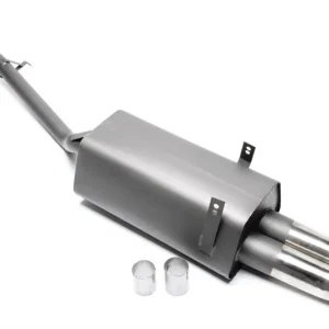 TA Technix sportovní výfuk - BMW 3 E36 316i / 318i kromě Compact, 2x 76 mm DTM zahnutá nerezová koncovka bez pertlu Jen Po Omezenou Doba