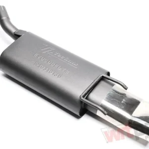 Nová Kolekce TA Technix sportovní výfuk - Opel Corsa B hatchback 3/5dvéř. (93-00), 1x 70x140 mm DTM oválná zahnutá nerezová koncovka s pertlem