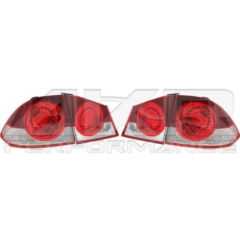 Honda Civic 4dv. 06-11 - zadní světla červeno bílá Oblíbený