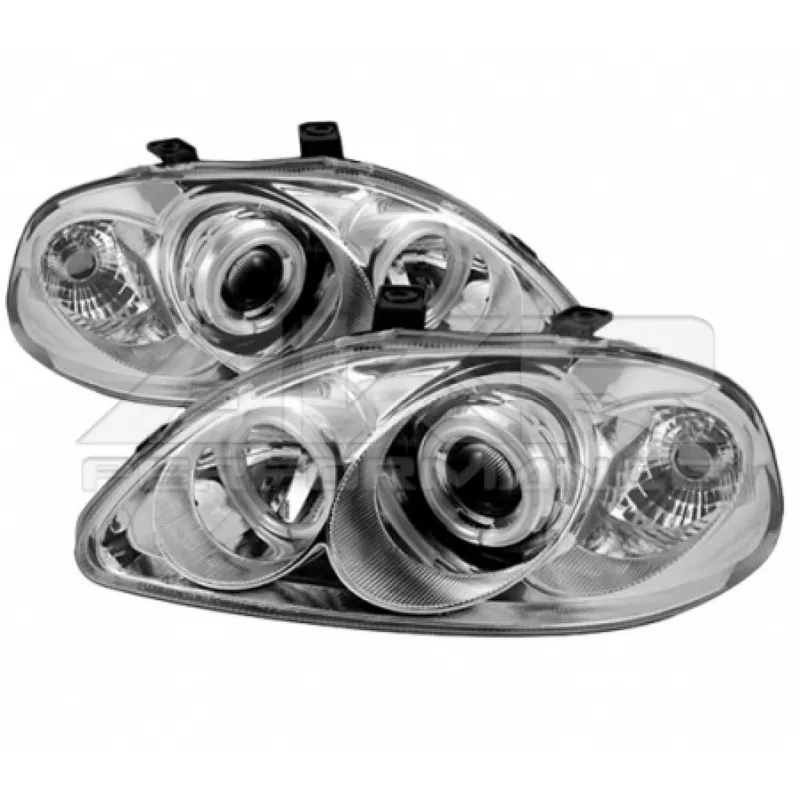 Nejlepší Cena Honda Civic 2/3/4dv. 96-98 - přední chrom světla ANGEL EYES